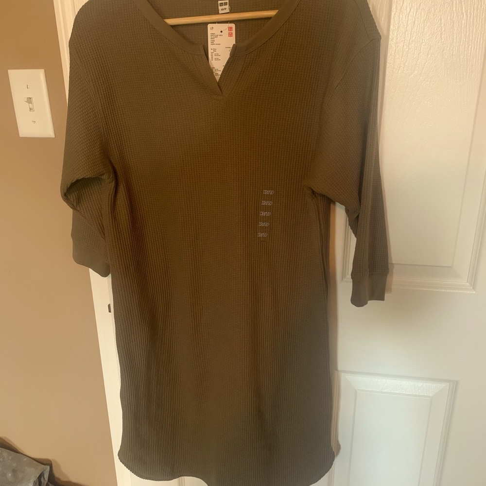 3/4 Sleeve Midi Dress
